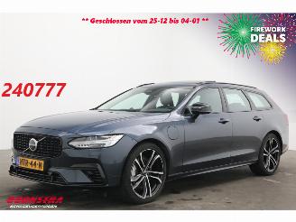 Schadeauto Volvo V-90 T8 Plug-in hybrid AWD Ultra Dark Pano LED ACC B&W 360° Memory AHK 2025/7
