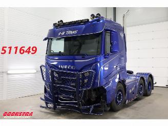 krockskadad bil vrachtwagen Iveco S-way 530 6X2 Full Air ACC Leder Showtruck 67.003 km 2024/7