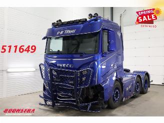 dommages camions /poids lourds Iveco S-way 530 6X2 Full Air ACC Leder Showtruck 67.003 km 2024/7