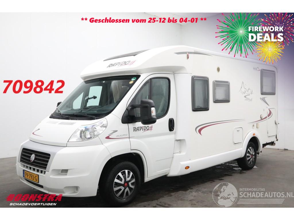 Rapido  643F 2.3 MJ Luifel Solar Fietsendrager Dwarsbed