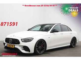 skadebil auto Mercedes E-klasse AMG 53 4MATIC Pano Burmester ACC 360° 62.641 km! 2021/3