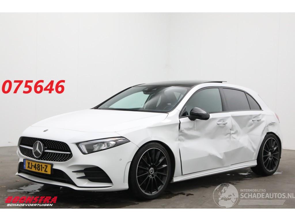 Mercedes A-klasse 200 7G-Tronic AMG Pano LED Burmster HUD Leder Camera SHZ