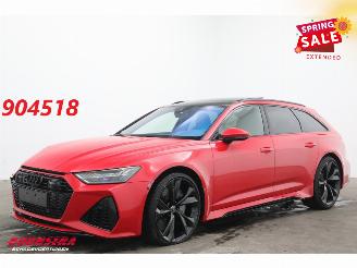Schadeauto Audi Rs6 Avant 4.0 TFSI Quattro Dynamic+ Keramik Pano B&O HUD 360° ACC 2022/4