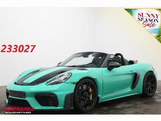Damaged car Porsche 718 Spyder RS Weissach PCCB Chrono Lift PTS 227 Lightergreen 2024/3