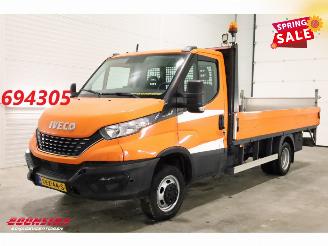 krockskadad bil bedrijf Iveco Daily 35C14 Hi-Matic Pritsche LBW Airco AHK 2022/10