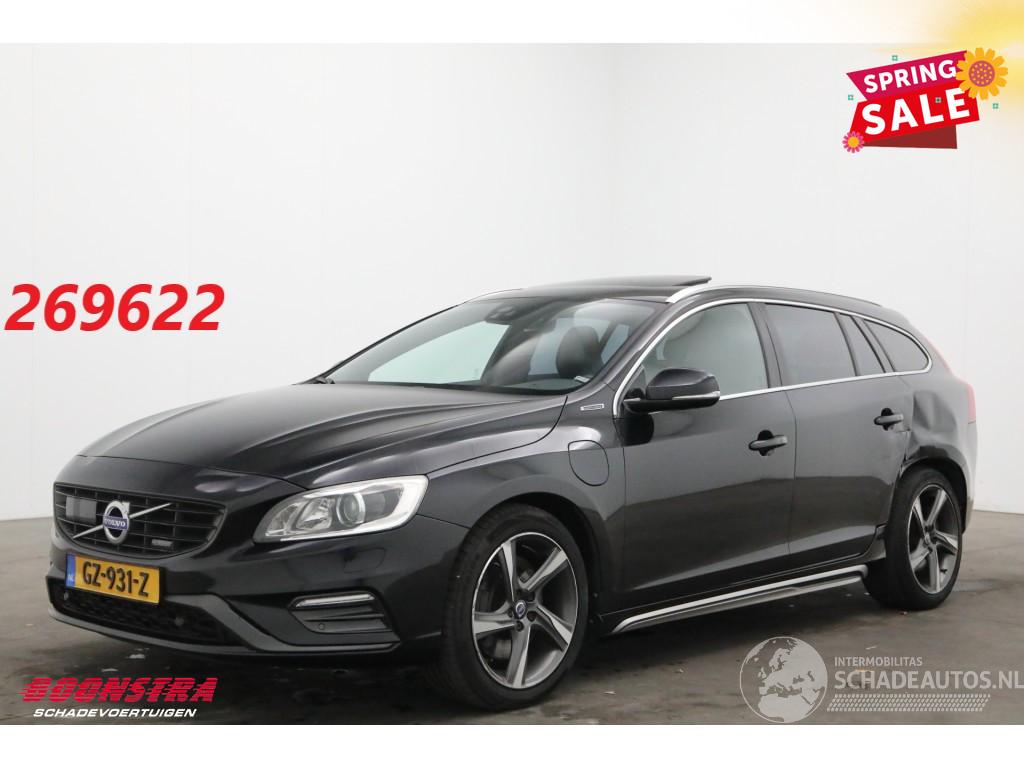 Volvo V-60 2.4 D6 AWD Plug-In Hybrid R-Design Schuifdak ACC Memory Camera LRHZ SHZ AHK
