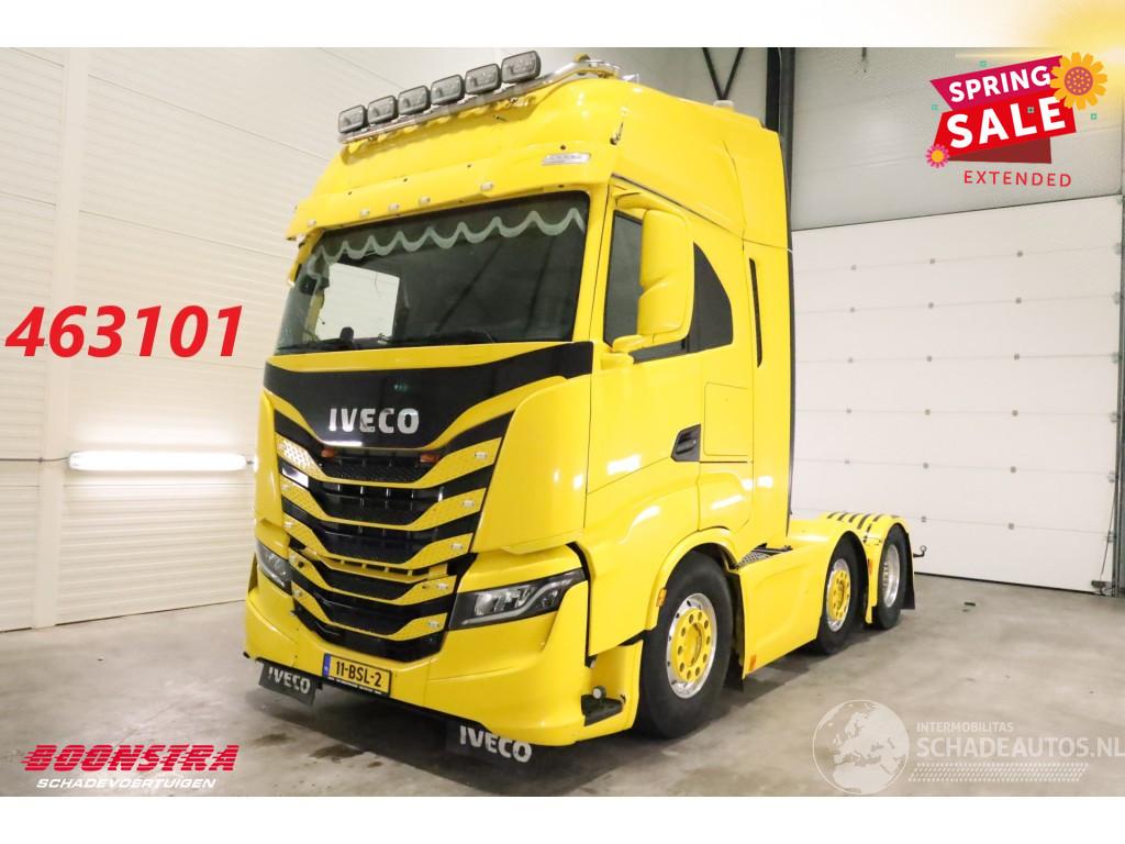 Iveco S-way 480 Full Air Alcoa Leder ACC Standairco 6X2 Verschiebekopplung