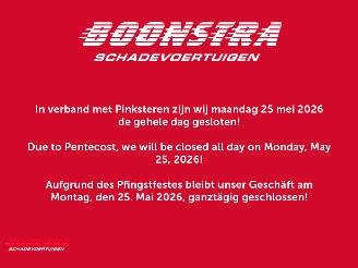 damaged passenger cars   Tweede Pinksterdag gesloten 