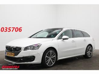 Schadeauto Peugeot 508 SW 2.0 BlueHDi Allure Pano LED Leder Navi Clima Cruise Camera SHZ AHK 2016/7
