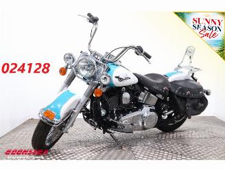 Unfall Kfz Motorrad Harley-Davidson  FLSTC Heritage Softail Classic ABS Vance Hines 2016/7