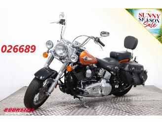 damaged motor cycles Harley-Davidson  FLSTC Heritage Softail Classic 9.619 Mijl! 2016/7