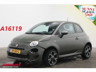 Vaurioauto  passenger cars Fiat 500 0.9 TwinAir Turbo Sport 500S Aut. Leder Navi Clima Cruise PDC 2018/9