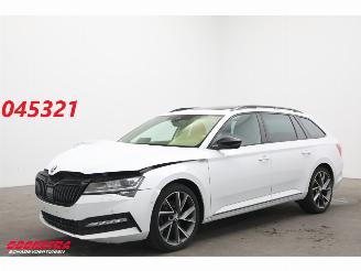 skadebil auto Skoda Superb Combi 2.0 TDI 200 PK DSG SportLine LED ACC Virtual Camera LRHZ AHK 2024/5