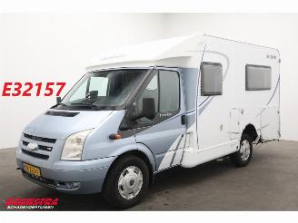 škoda kempování Dethleffs  Globevan 02 2.2 TDCI Luifel Fietsendrager Cruise 134.848 km! 2009/1