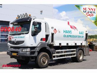 uszkodzony ciężarówki Renault Kerax 380.19 4X4 Manual 2x6400L Kraftstoff Blatt/Blatt Euro 5 2010/10