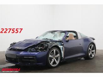 skadebil auto Porsche 911 992 Targa 4 PDK PDLS PADM Lift Bose Sport Chrono Leder Camera SHZ 5.835 km! 2023/7
