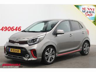 krockskadad bil auto Kia Picanto 1.2 CVVT Aut. GT-Line Dynamicline Leder Navi Clima Camera 2019/5