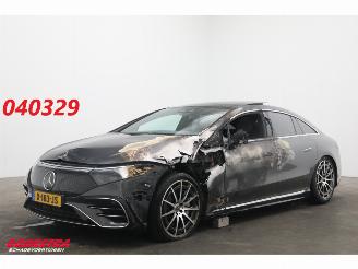 uszkodzony samochody osobowe Mercedes EQS 450+ AMG Line 108 kWh Pano LED ACC Burmester Memory Camera AHK 2023/11