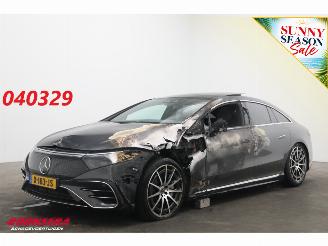 Damaged car Mercedes EQS 450+ AMG Line 108 kWh Pano LED ACC Burmester Memory Camera AHK 2023/11