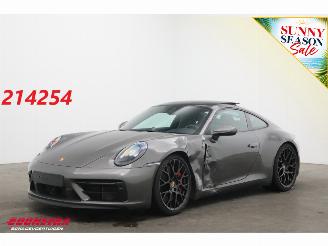 Damaged car Porsche 911 992 3.0 Carrera 4 GTS PDK Schuifdak Sport Chrono PDLS PASM ACC Camera 2022/6