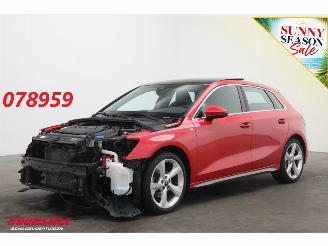 krockskadad bil auto Audi A3 Sportback 35 TFSI S edition Pano LED ACC B&O Leder Camera 2023/3