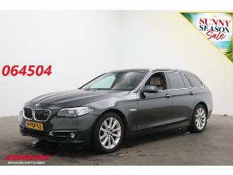 Voiture accidenté BMW 5-serie Touring 535i AUT High Executive Navi Cruise Clima Memory Leder SHZ PDC 2014/5