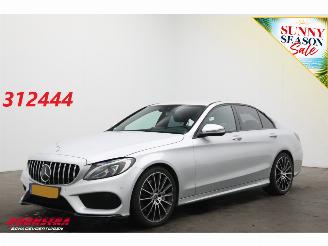 Damaged car Mercedes C-klasse 300 Prestige AMG ACC Navi Clima Leder SHZ Camera PDC Bluetooth 2017/8