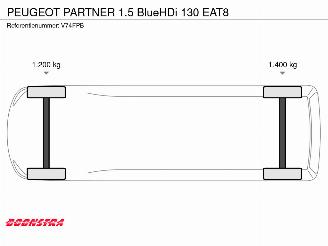 Peugeot Partner 1.5 BlueHDi AUT 130 2X Schuifdeur Navi Cruise Apple/Android Airco PDC picture 23