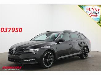 Voiture accidenté Skoda Superb Combi 2.0 TDI 200 PK DSG Sportline 4X4 LED ACC Memory Virtual Camera LRHZ SHZ 2023/8