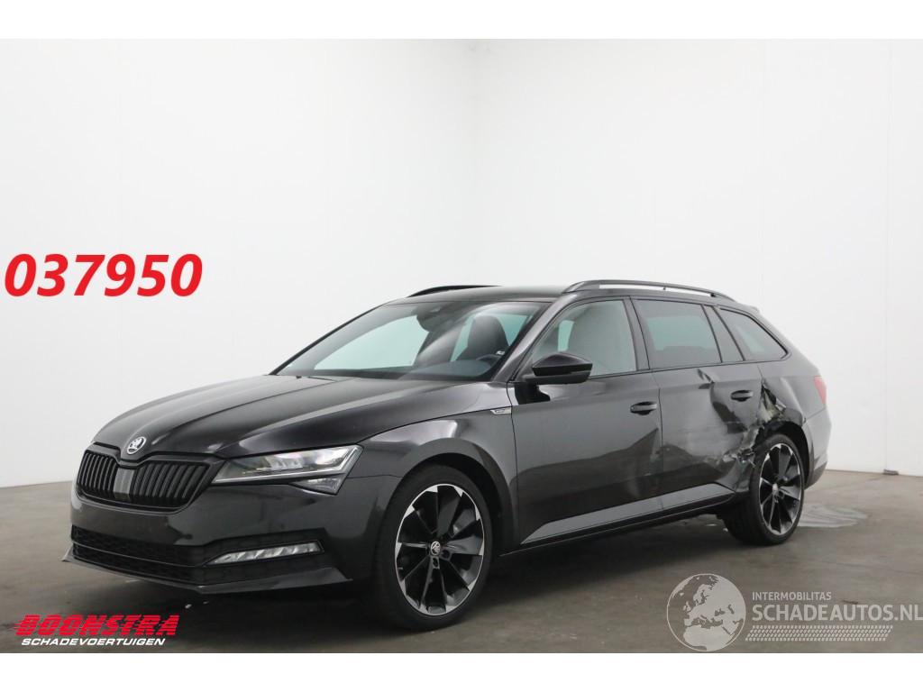 Skoda Superb Combi 2.0 TDI 200 PK DSG Sportline 4X4 LED ACC Memory Virtual Camera LRHZ SHZ