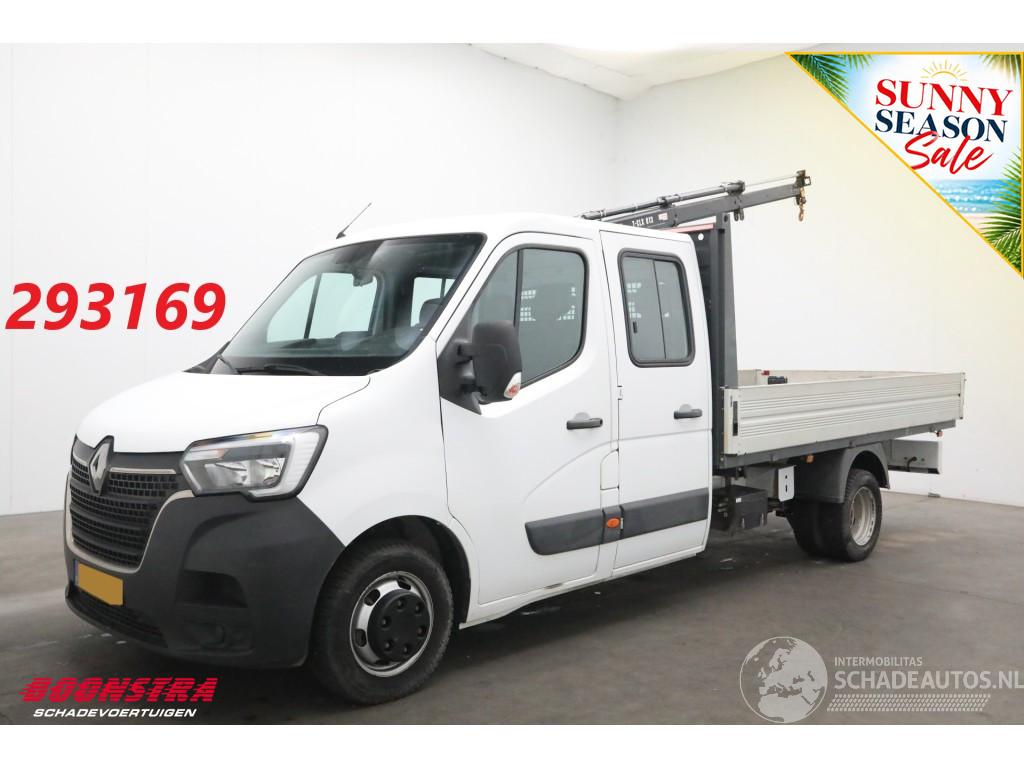 Renault Master 2.3 dCi 145 DoKa Hiab Kran Navi Airco Cruise 22.587 km!