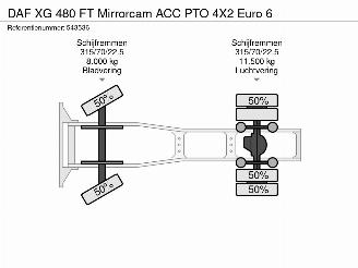 DAF XG 480 FT Mirrorcam ACC PTO 4X2 Euro 6 picture 31