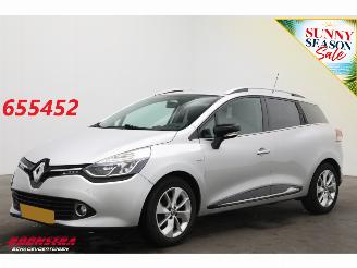 Damaged car Renault Clio Estate Grandtour 1.5 dCi ECO Limited Navi Cruise Airco Bluetooth PDC 2016/6