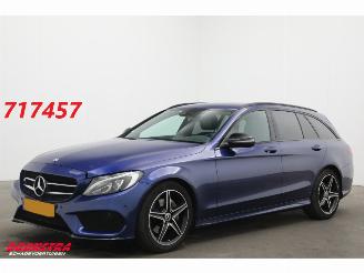 krockskadad bil auto Mercedes C-klasse Estate 180 AMG Navi Cruise Clima Leder Memory SHZ Camera PDC 2018/3