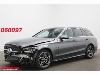 krockskadad bil auto Mercedes C-klasse Estate 300 e Business Solution AMG ACC Navi Clima Apple/Android Camera PDC AHK 2020/11