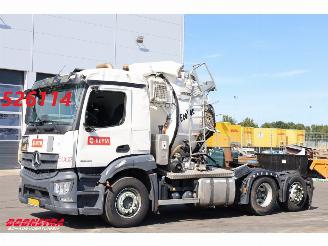 uszkodzony ciężarówki Mercedes Actros 2543 LS 6X2 Koks EcoVac Euro 6 124.445 Km!! 2021/11