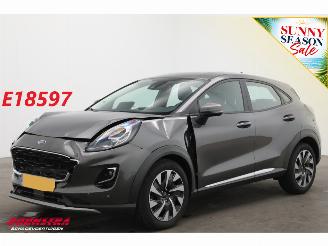 krockskadad bil auto Ford Puma 1.0 EcoBoost Hybrid Titanium Cruise Navi Clima SHZ Apple/Android Camera PDC 2023/8