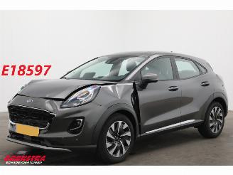 damaged passenger cars Ford Puma 1.0 EcoBoost Hybrid Titanium Cruise Navi Clima SHZ Apple/Android Camera PDC 2023/8