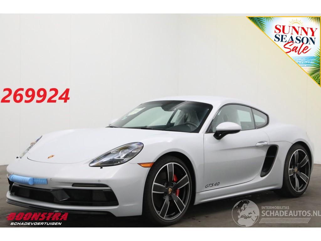 Porsche 718 Cayman 4.0 Manual PDLS+ Sport Chrono PASM Burmester Memory Camera