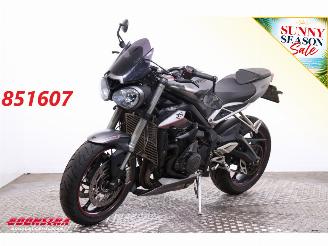 damaged motor cycles Triumph Street Triple RS ABS Yoshimura Lap Timer 2017/9