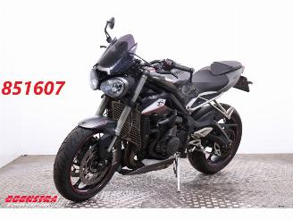 skadebil motor Triumph Street Triple RS ABS Yoshimura Lap Timer 2017/9