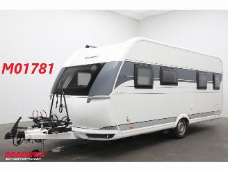 skadebil caravan Hobby  495 WFB De Luxe Mover Dakairco Luifel Fietsendrager Frans bed Rondzit 2021/1