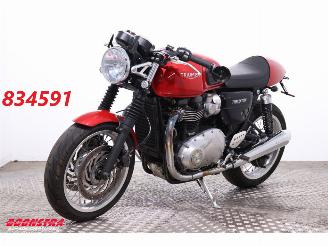 skadebil motor Triumph Thruxton 1200 Vance Hines 2021/3