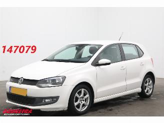 damaged passenger cars Volkswagen Polo 1.2 TDI BlueMotion Comfortline 5-drs Cruise Airco 2011/1