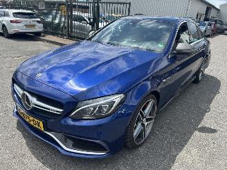 skadebil auto Mercedes C-klasse C 63 S   AMG  Sedan ( Leer  - Panoramadak ) 2017/12
