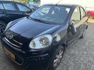 krockskadad bil auto Nissan Micra 1.2  DIG-S   Automaat  Tekna 2012/9
