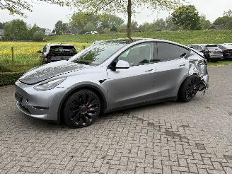 Auto incidentate Tesla Model Y Performance 393 KW / Long Range / AWD / Panorama / Leer 2024/4