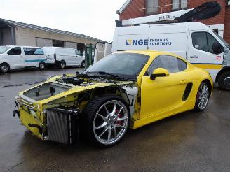 Damaged car Porsche Cayman GTS 2015/1