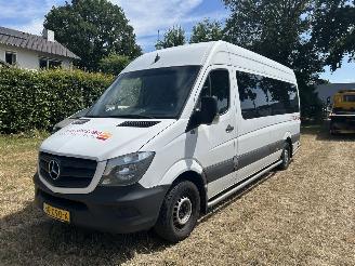 krockskadad bil auto Mercedes Sprinter 313 CDI MAXI KOMBI / COMBI / PERSONENBUS AIRCO !!!! PRIJS IS EXCL. BTW ! 2015/10