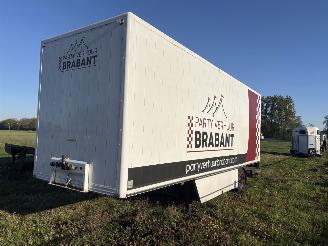 dommages remorques/semi-remorques Tracon  TO.1,5-4,0 GESLOTEN OPLEGGGER VAN ALUMINIUM MET LAADKLEP EN LUCHTVERING 2001/5